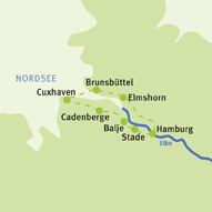 Bild 5 zur Urlaubsidee »Rundtour am Elberadweg Hamburg - Cuxhaven - Hamburg«