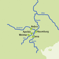 Bild 8 zur Urlaubsidee »Radreise am Ilm- und Saaleradweg - Rundtour Weimar-Naumburg-Weimar«
