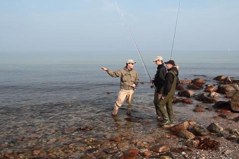 Bild 1 zur Urlaubsidee »Fliegenfischen auf Meerforellen an der Ostsee«