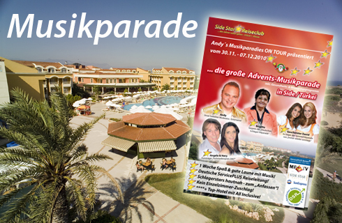 Bild 1 zur Urlaubsidee »vom 30.11. - 07.12.2010 ... mit den Schlagerstars in die Türkei«