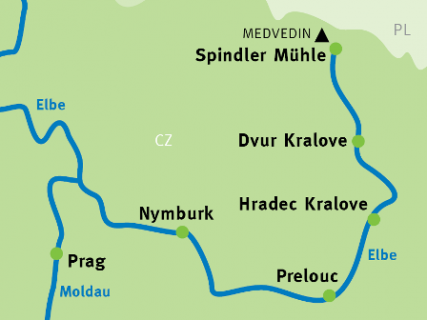 Bild 6 zur Urlaubsidee »Radreise am Elberadweg von der Elbquelle nach Prag«