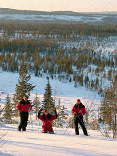 Bild 4 zur Urlaubsidee »Winterabenteuer am Polarkreis im Wildniszentrum Bears Lodge mit Suomi Travel«