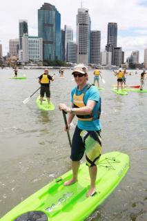 Bild 1 zur Urlaubsidee »Brisbane beim Abseilen und Stand up Paddle Boarding sowie auf geführter Fahrrad-Tour erkunden«
